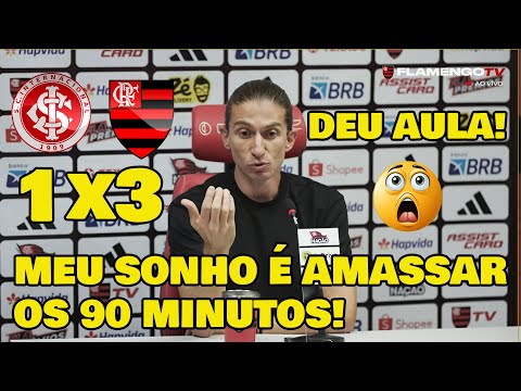 FILIPE LUÍS DEU AULA NA COLETIVA! INTERNACIONAL 1x3 FLAMENGO.