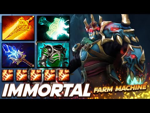 Wraith King Immortal Farm Machine - Dota 2 Pro Gameplay [Watch & Learn]
