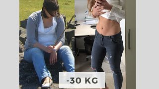 SCHNELL ABNEHMEN – SO HABE ICH 30 KG ABGENOMMEN | OHNE SPORT | VORHER NACHHER BILDER