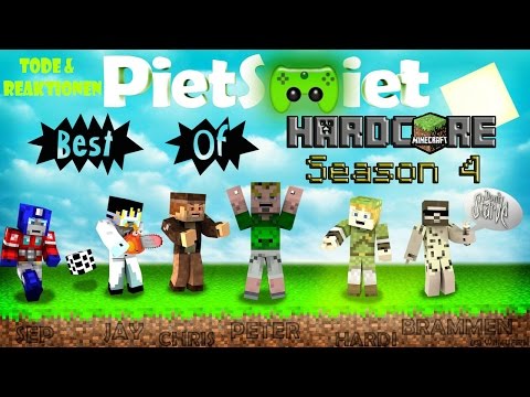 Best Of PietSmiet «» Minecraft HARDCORE Season 4 «» #Tode & Reaktionen «» [HD]
