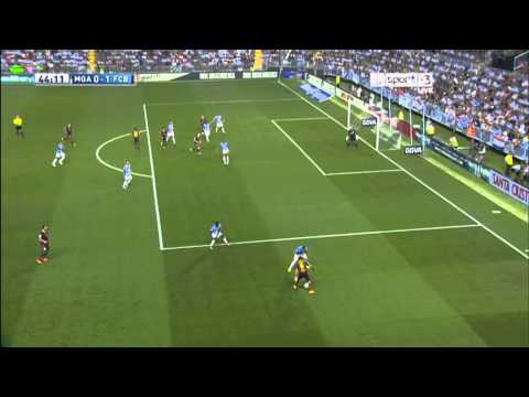 Barcelona Vs Malaga 0-1 Liga 26/08/2013 Goal Adriano
