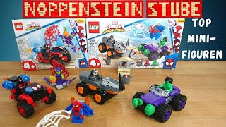 Lego® Spidey and his Amazing Friends | 10782 Rhino vs. Hulk | 10781 Spider-Man´s Techno Trike