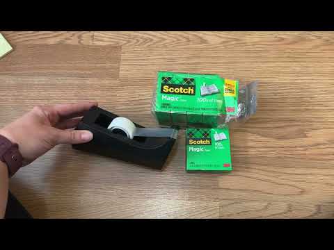 Honest Review of this Scotch Tape Dispenser and Tape Refills