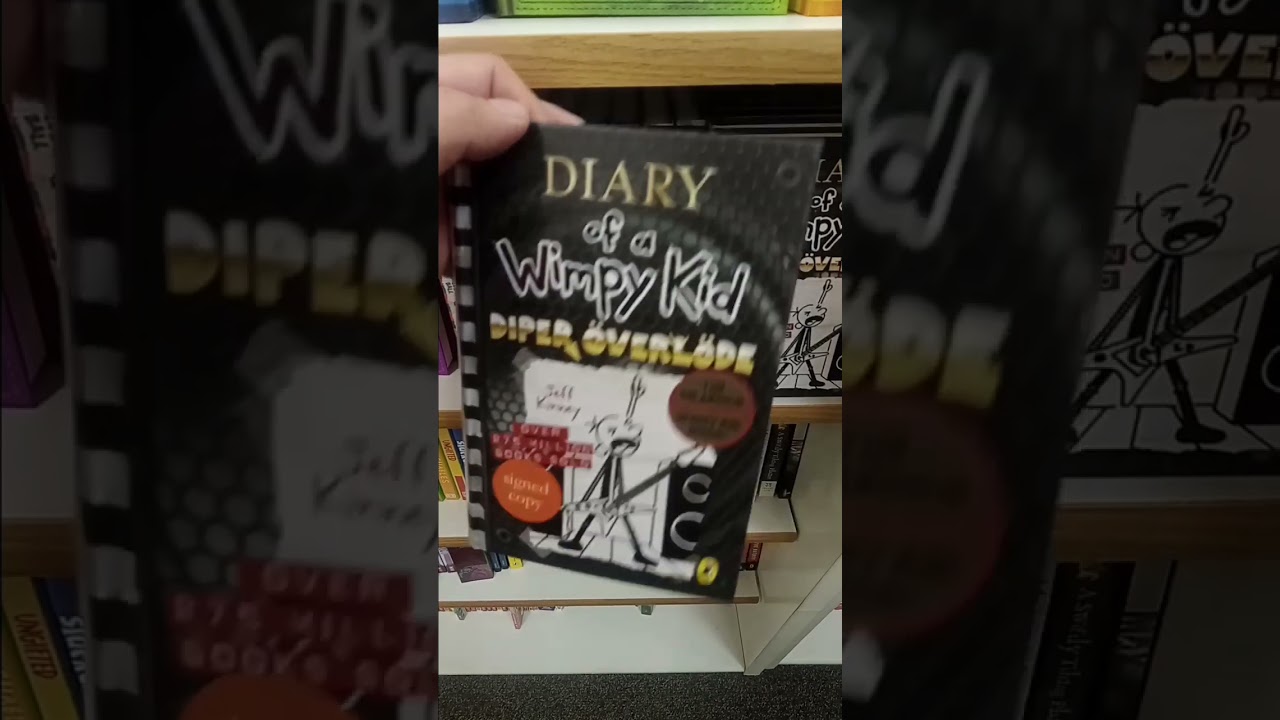 Watch video Diper Overlode by Jeff Kinney - Had To Get The Signed Copy #diaryofawimpykid #booktube #fiction Now Diper Overlode by Jeff Kinney - Had To Get The Signed Copy #diaryofawimpykid #booktube #fiction
