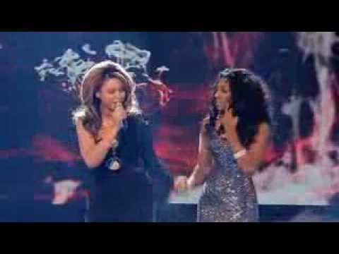 X Factor Final - Alexandra Burke and Beyonce - Listen (WINNER)