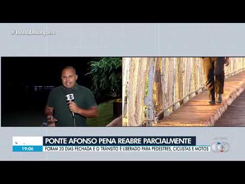 Ponte Affonso Pena reabre parcialmente entre Itumbiara e Araporã (Jornal Anhanguera) (JA2)
