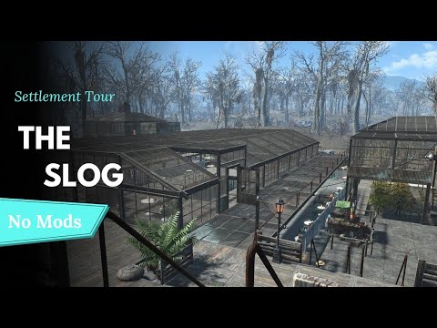 Fallout 4- The Slog Settlement Build/Tour (NO MODS)