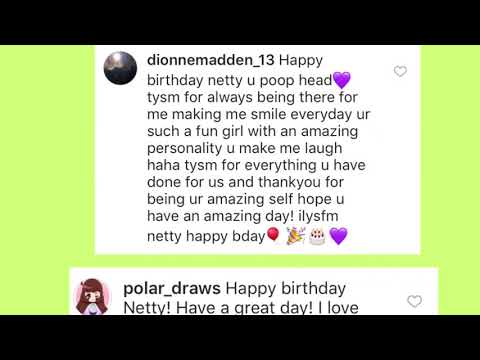 Happy birthday Netty! 🎉💜