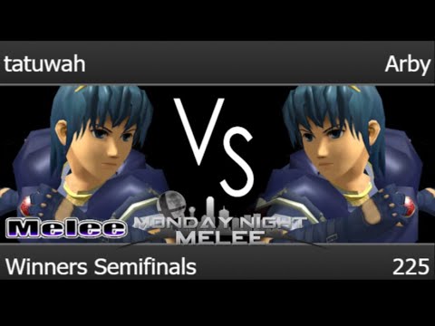 MNM 225 - tatuwah (Marth) vs Arby (Marth) Winners Semifinals - Melee