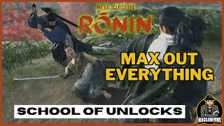 Critical systems for Max out Rise of the RONIN - Best how to bonds & upgrades un