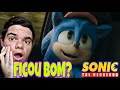ELE FICOU BOM REAGINDO AO NOVO E OFICIAL TRAILER DE SONIC O FILME