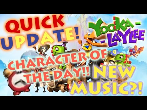 Yooka-Laylee Quick Update - New Music! Character of the Day! New IGN Minigame Footage!