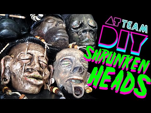 DIY Shrunken Heads! Halloween Voodoo/Jungle Props