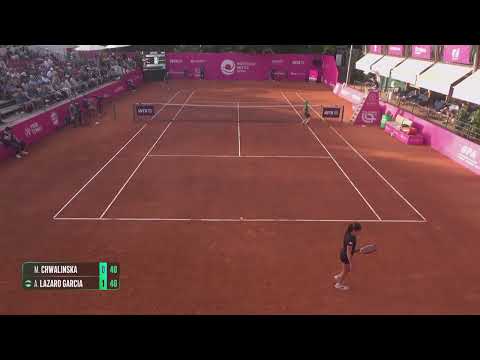 Maja Chwalinska (POL) vs Andrea Lazaro Garcia (ESP) // 6-3 6-4 // W125 Montreux // Semi-final