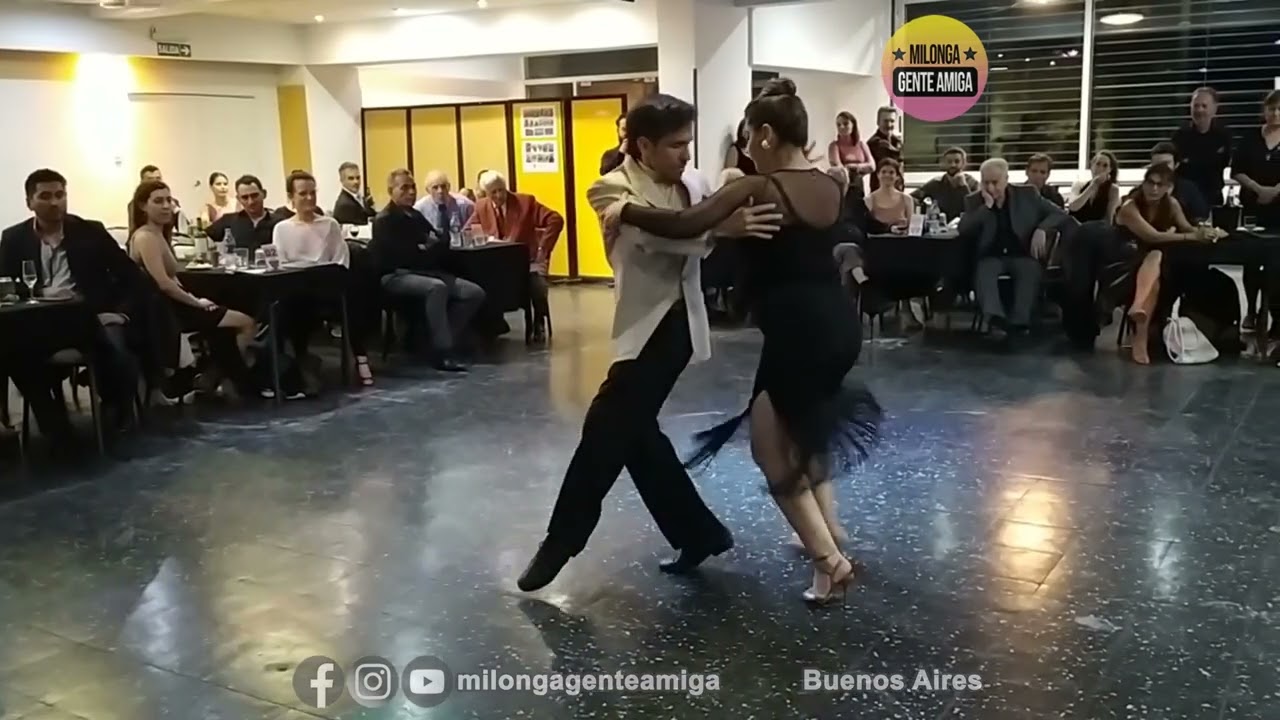 Guillermo Barrionuevo y Yuliana Basmaijyan  - Milonga Gente Amiga - 14/ABR/2024 (2/3)