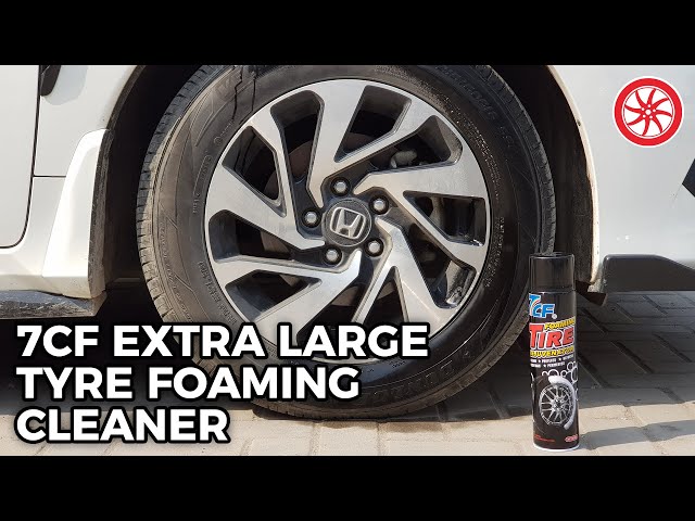 7CF Tire Foaming Rejuvenator 650ml – Deep Clean, Shine & Restore Tyres Video