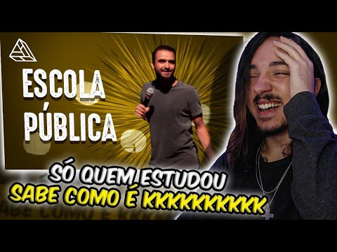 (SÓ QUEM ESTUDOU SABE!) REAGINDO ao THIAGO VENTURA - ESCOLA PÚBLICA - STAND UP COMEDY | REACT // Nai
