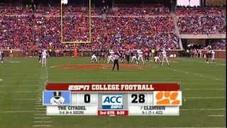 preview picture of video 'Clemson vs Citadel 2013'