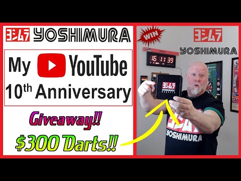 ENDED MARCH 14th At MIDNIGHT - Yoshimura Wonder 3 Darts Giveaway