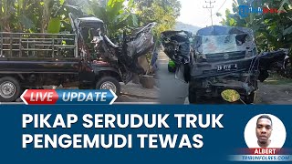 Sopir Pikap Meninggal Dunia di Tempat seusai Mobilnya Menabrak Truk di Ende