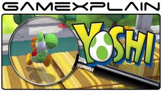Yarn Yoshi Wii U - Gameplay Analysis Part 2 (Your Ideas! Secrets & Hidden Details)