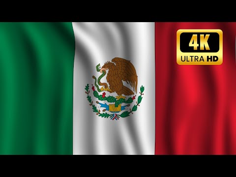 MEXIKANISCHE FLAGGE | SCHWENKENDE MEXIKANISCHE FLAGGE | 1 STUNDE (4K UHD)