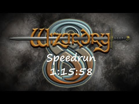 Wizardry 8 expert Any% speedrun (1:15:58) with commentary