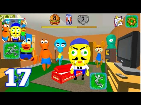 Sponge neighbour escape 3d part-17 #NEWUPDATE #sponge #neighbourescape #walkthroughgames #spongebob