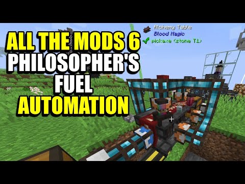DEWSTREAM - Ep165 Philosopher's Fuel Automation - Minecraft All The Mods 6 Modpack