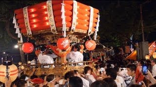 preview picture of video '恩智祭（恩智神社夏季例祭）2013夜の部 天王の森 Onji shrine summer festival'