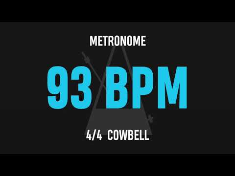 93 BPM 4/4 - Best Metronome (Cowbell)