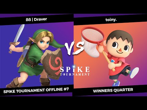 SpikeT Offline #7 Winners Quarter - ßß | Draver (Young Link) VS toiny. (Villager)