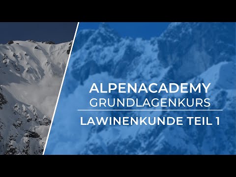 LAWINENKUNDE TEIL 1 - Lawinenwarnstufen & Symbole erklärt | Winter Grundlagenkurs