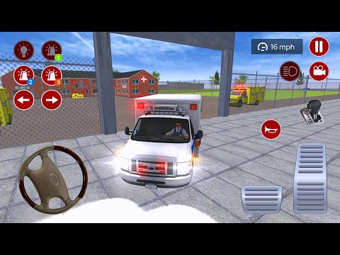 American Ambulance Rescue Driver - Emergency Driving Simulator #3 - Android Gameplay