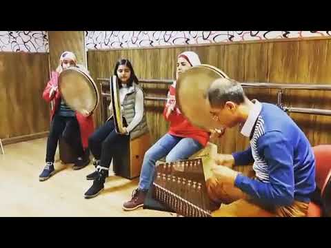 دف و سنتور- اجرای بسیار زیبا از استاد مجتبی زمانی و هنرجویان