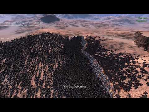 350 Soul Tyrants vs 10,000 Barbarians Ultimate Epic Battle Simulator
