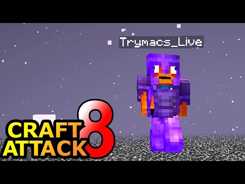Trymacs baut seine erste Farm! Sie produziert ... - Minecraft Craft Attack 8 #08