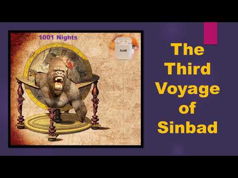 1001 Nights: The Third Voyage of Sinbad (English audio story with text subtitle)
