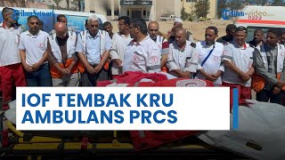 Pasukan Israel Tembaki Kru Ambulans Bulan Sabit Merah saat Kendarai Motor, Langsung Jatuh Tergeletak