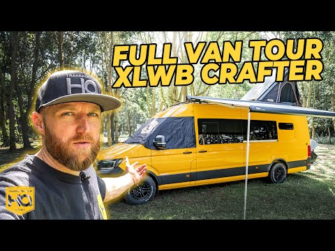 Full Van Tour of Our 6 Berth - Extra LWB VW Crafter Camper!
