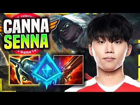 CANNA IS SO GOOD WITH NEW SENNA BUILD! - T1 Canna Plays Senna ADC vs Varus! | Season 11