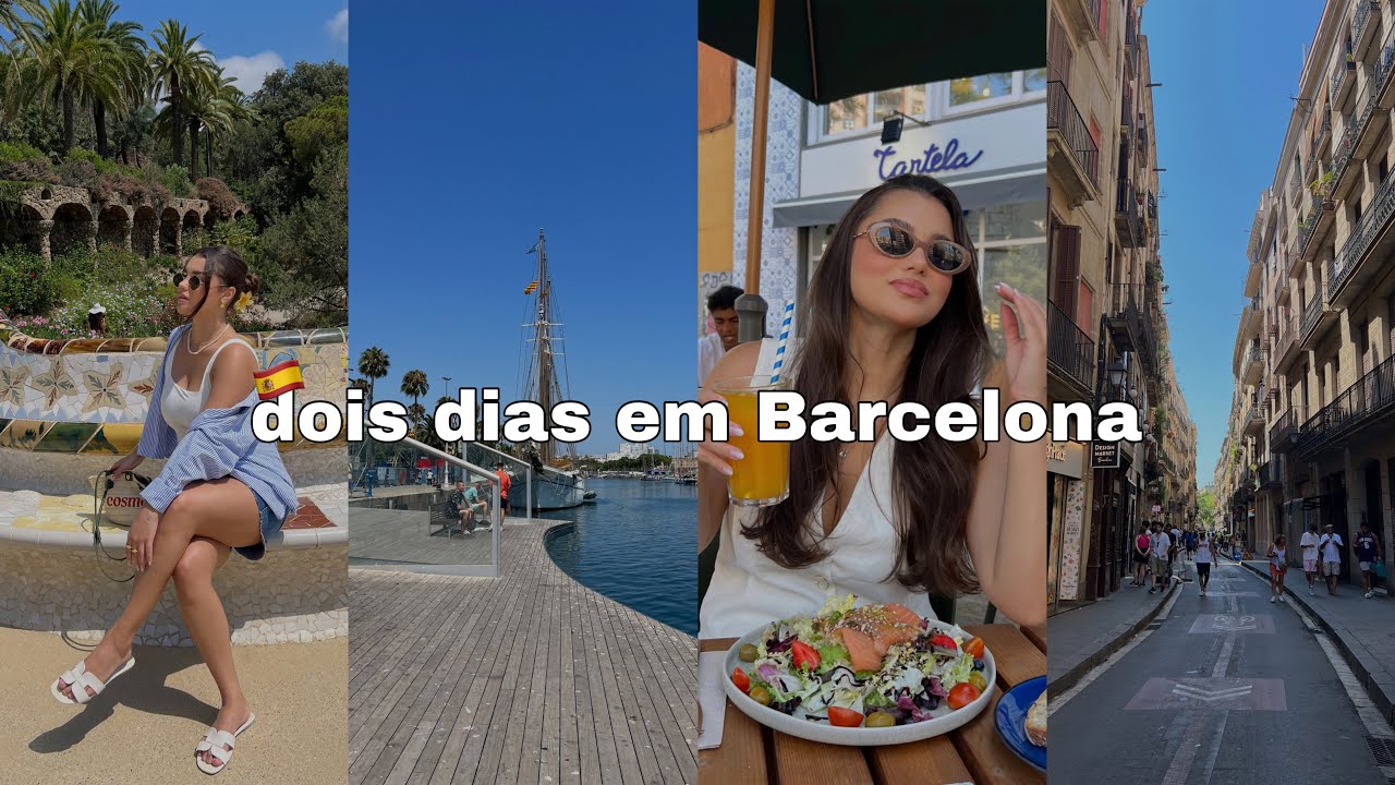 barcelona, espanha | parque guell, bairro gótico, la rambla, comidinhas e mais 🇪🇸 - BRUNA EROLES