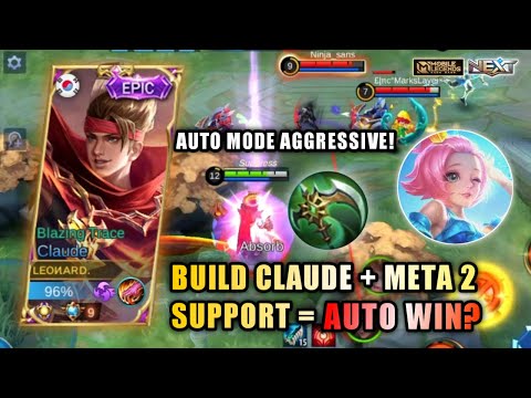 LEONARD CLAUDE COROSSION BUILD + META 2 SUPPORT = AUTO WIN? | TOP GLOBAL CLAUDE GAMEPLAY | MLBB