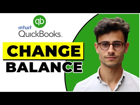 How to Change Beginning Balance in Quickbooks