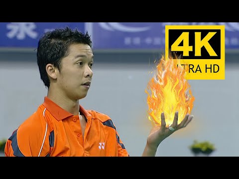 [4K50FPS] - MS - Taufik Hidayat vs Eric Pang | Badminton World Cup 2006 | Highlights - Best Quality