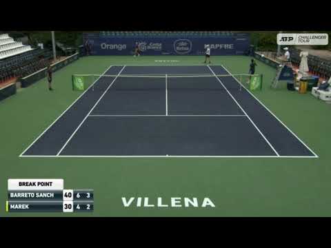 Diego Augusto Barreto Sanchez (ESP) vs Wojciech Marek (POL), Alicante challenger 2021 Q1