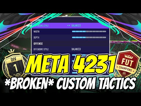 WHY 4231 IS THE *NEW* MOST META FORMATION DURING TOTS! | 4231 CUSTOM TACTICS/INSTRUCTIONS | FUT 21!!