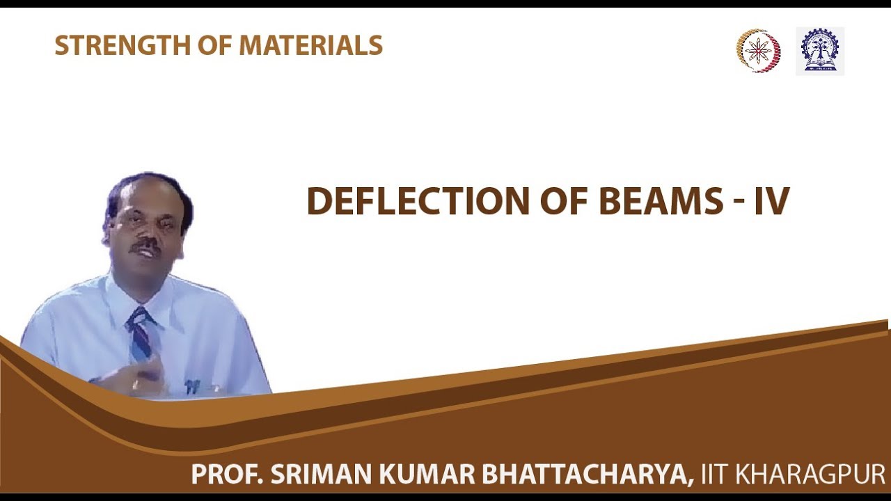 Lecture - 33 Deflection of Beams - IV