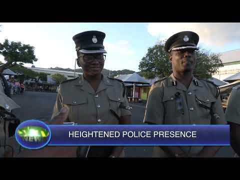 Heightened police presence as RSVG Police Force strengthen their community outreach effort