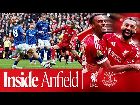 Inside Anfield: BEST View of Merseyside Derby win! Liverpool 2-1 Everton | Premier League